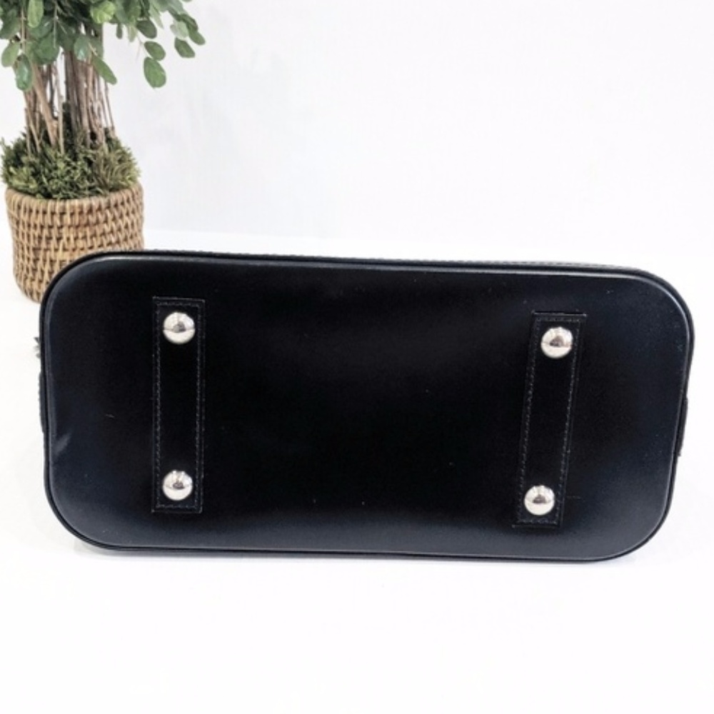 Louis Vuitton Black Epi Leather Alma Satchel - Picture 6 of 8